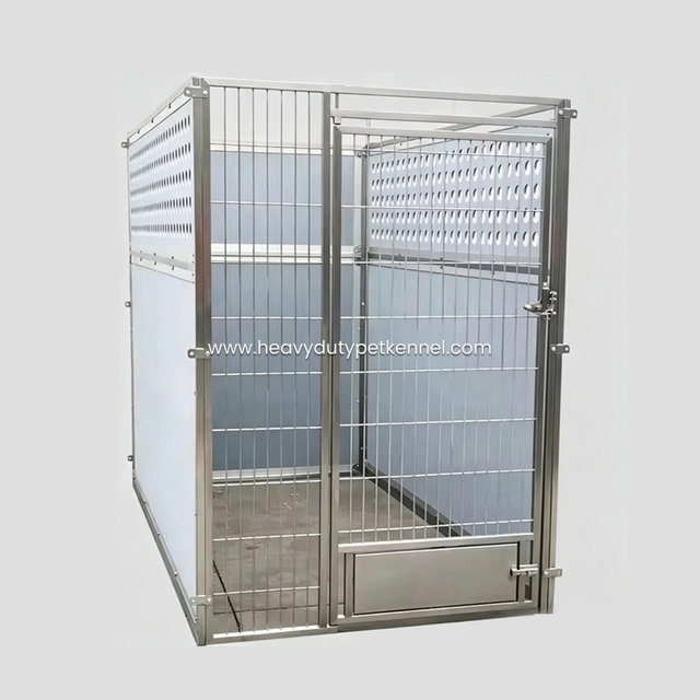 Small Divided Walk-In Dog Kennel