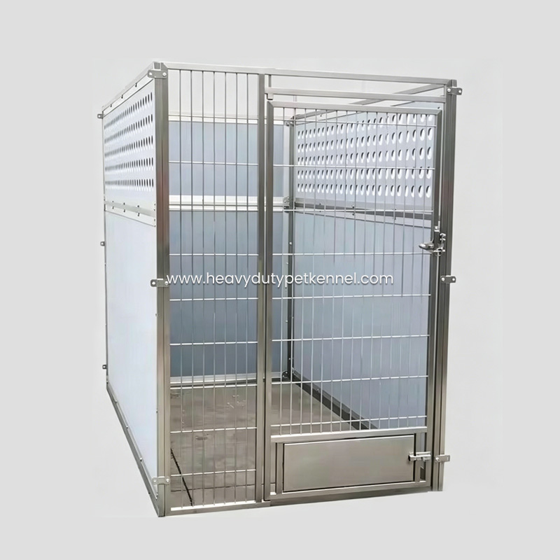 Small Divided Walk-In Dog Kennel