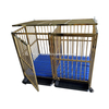 Modular Double-Layer Stainless Steel Dog Cage