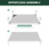 Aluminum Teslin Mesh Chew Proof Dog Bed
