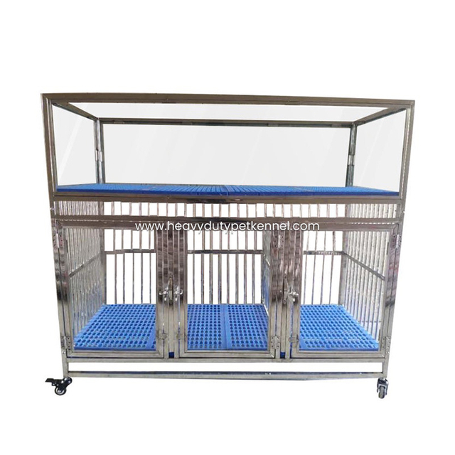 Portable Outdoor Tempered Glass Dog Kennel