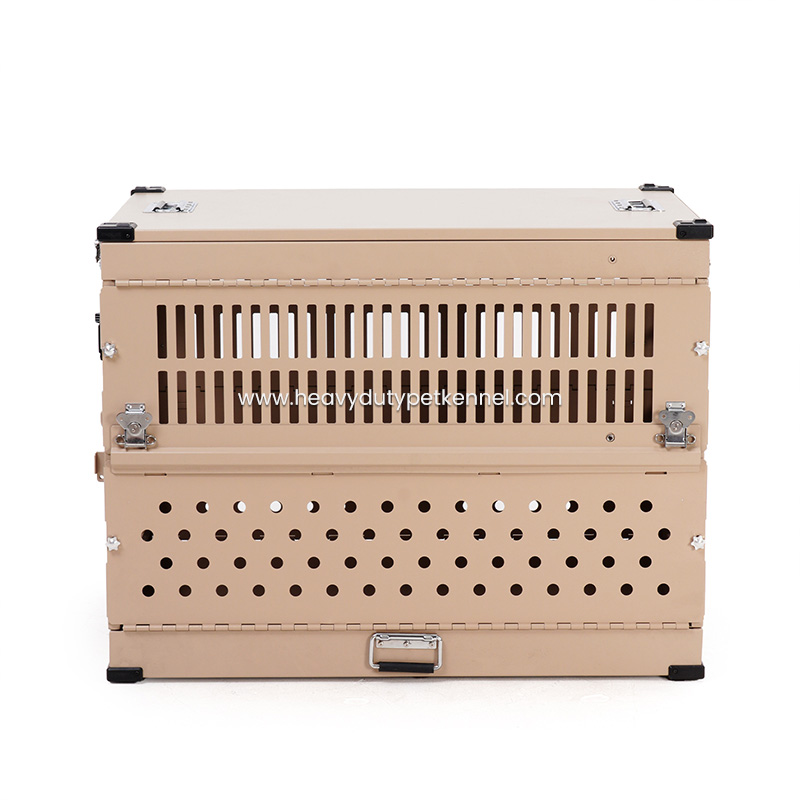 Large Open Top Foldable Aluminum Crate