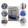 Modular Double-Layer Stainless Steel Dog Cage