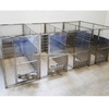 Medium Ventilated Divided Stainless Kennel