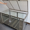 Combination Installation Steel Glass Single Dog Crate