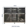 304 Stainless Steel Detachable Dog Cages