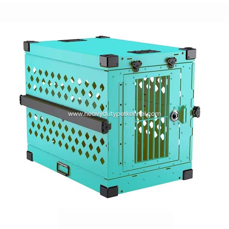 Large Foldable Aluminum Dog Crate
