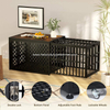 Extra-large Dog Crate with Wooden Top