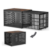 Extra-large Dog Crate with Wooden Top