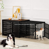 Extra-large Dog Crate with Wooden Top