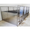 Medium Ventilated Divided Stainless Kennel
