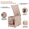 Large Open Top Foldable Aluminum Crate